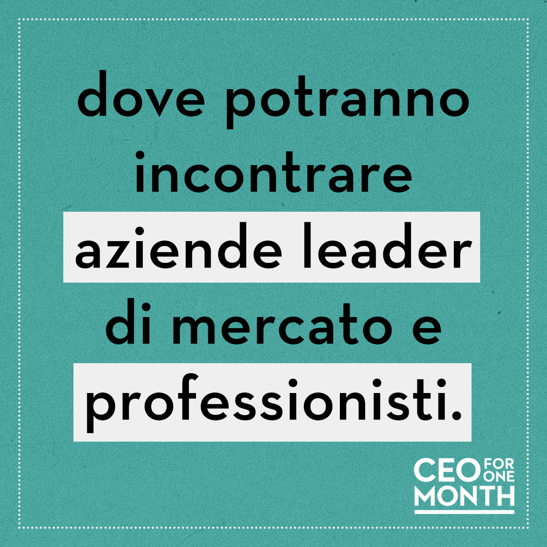 AdeccoGroupITA's tweet photo. Crediamo fortemente nel valore delle nuove generazioni e con il progetto #CEOforOneMonth vogliamo mettere in mostra il loro talento. Per questo, abbiamo organizzato un evento dedicato ai top 500 candidati dell'edizione '23: un’occasione imperdibile!
#FaiVedereChiSarai #C1M9 https://t.co/dHi7RB5QwM