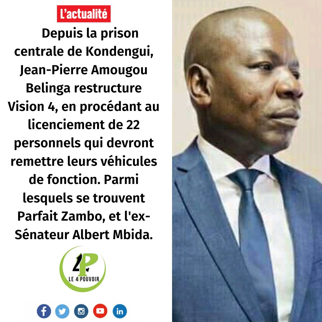 le_4eme_pouvoir's tweet image. 🇨🇲 #Cameroun @vision4tv #Restructuration