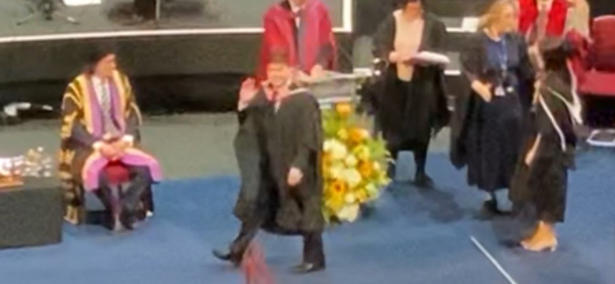 My son graduating at #ourimperial this morning. 😊

⁦@imperialcollege⁩