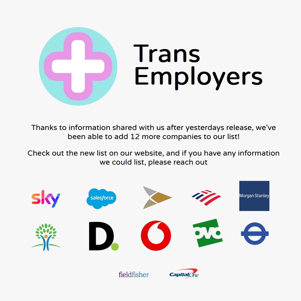 Trans Employers tweet media
