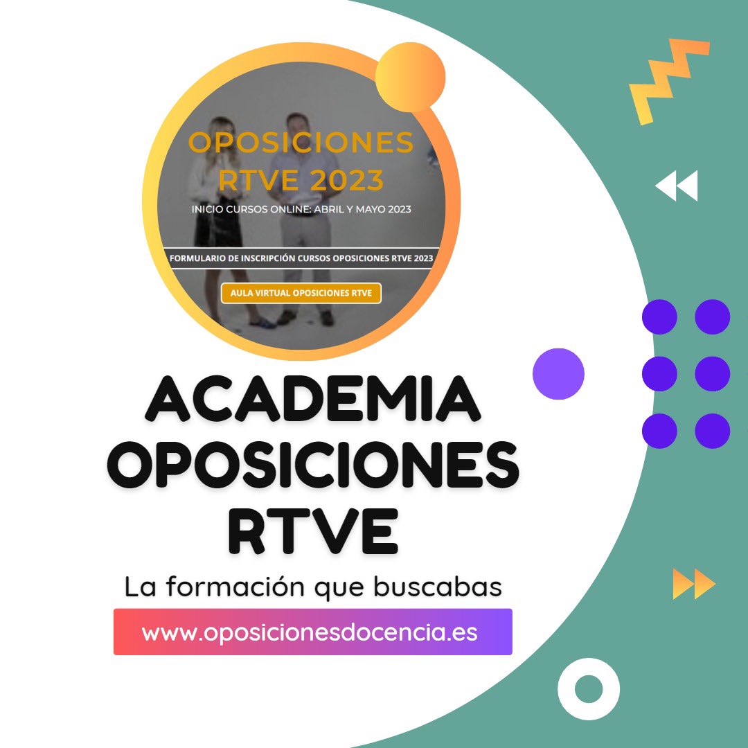 📚💻 Descubre la academia online líder en preparación de oposiciones para Radio Televisión Española (RTVE). Temario actualizado, tutores especializados y recursos multimedia. ¡Inscríbete hoy y alcanza tu sueño de trabajar en el mundo audiovisual! 💪🔥 #AcademiaOposicionesRTVE