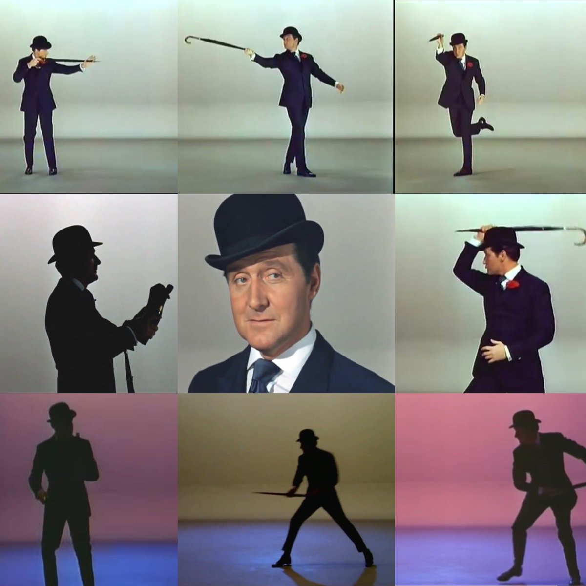 TimeLordDrew61's tweet photo. The titles for The Avengers Series 5 in colour Highlighting Patrick Macnee as John Steed. #TheAvengers #SeriesFive #PatrickMacnee #DianaRigg https://t.co/jzIhjDakkv