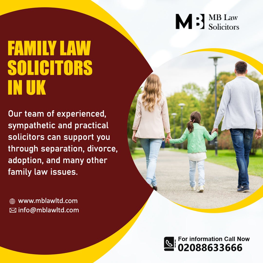 Our team of experienced, sympathetic and practical solicitors can support you through separation, divorce, adoption, and many other family law issues.

Get a free quote! ☎️: 02088633666 | 07940234801 | 
Read More Here
mblawltd.com

#familylaw #familylawsolicitor
