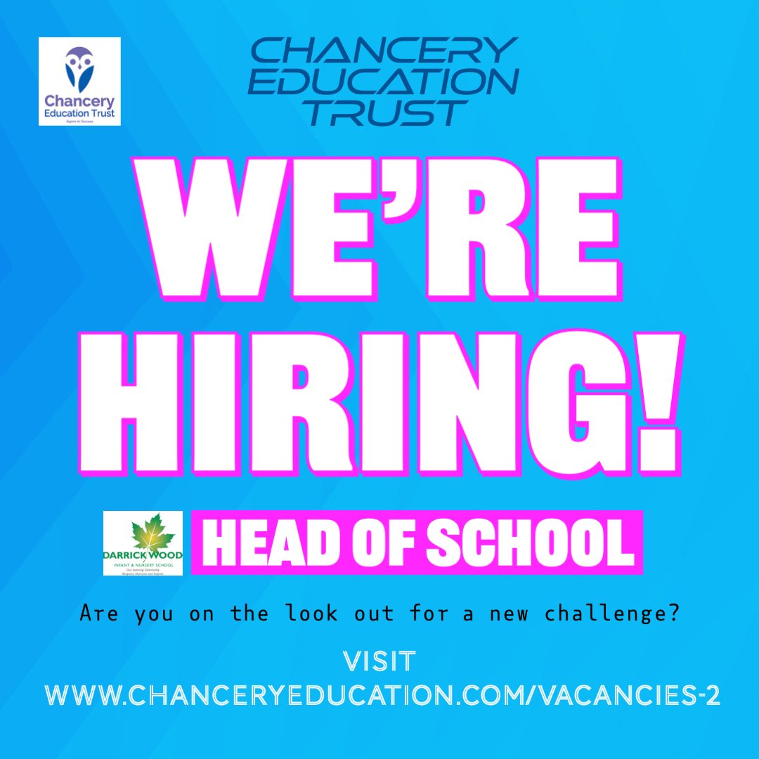 Chancery Education Trust tweet media