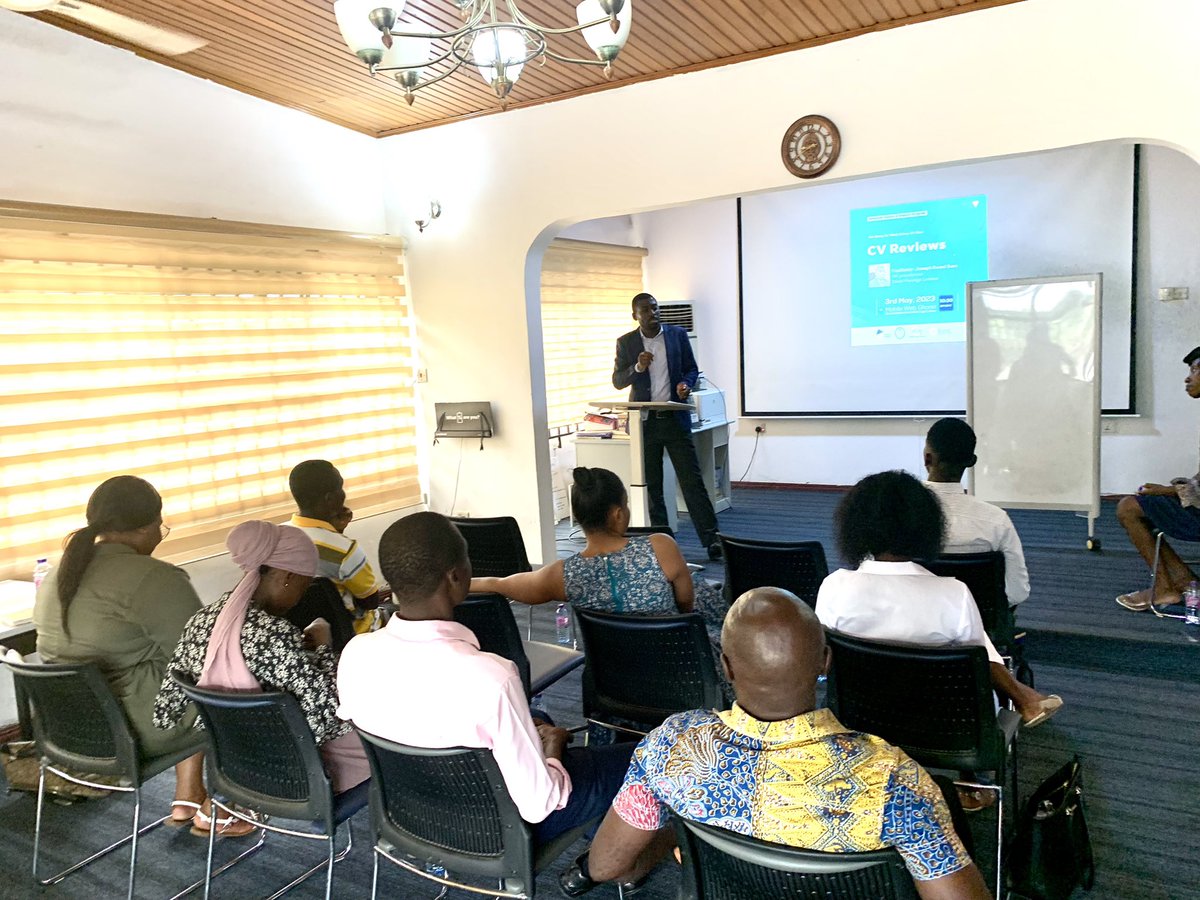 MobileWebGhana's tweet photo. Our in-person CV review session with Joseph Kwesi Sam is off to a great start here at American Corner Agbogba!
#GetReadyForWork #CVReviews #JobSeekers #CV https://t.co/mYmWLDAoZq