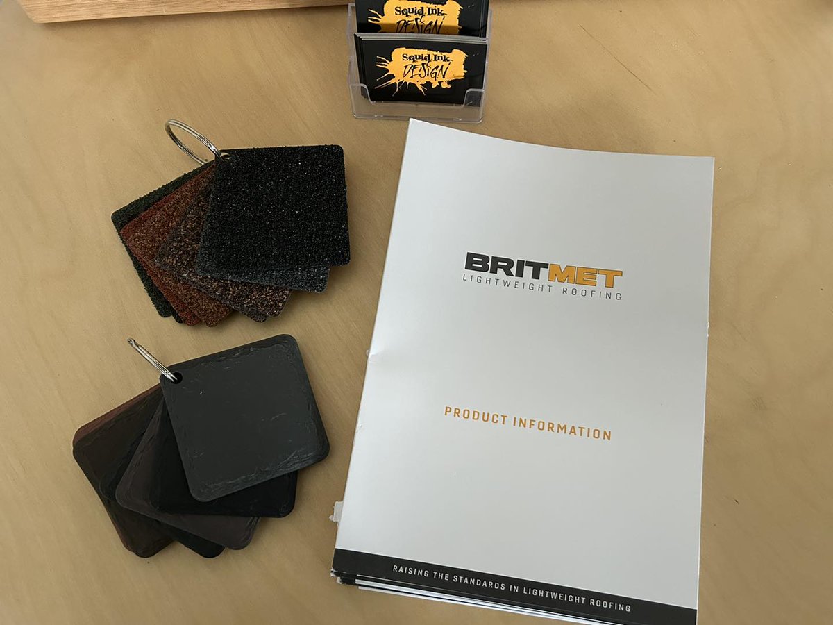 SquidInkDesign's tweet photo. Wondering how to finish off your glamping pod? 🤔

Britmet’s Slate 2000 lightweight roofing tiles are ideal. We hold samples are our workshop so please let us know if you’d like to see them 👍

#sidglampingframes #britmet #rooftiles #glampingpod #glampingpodframekit https://t.co/GYE2IuCiqs
