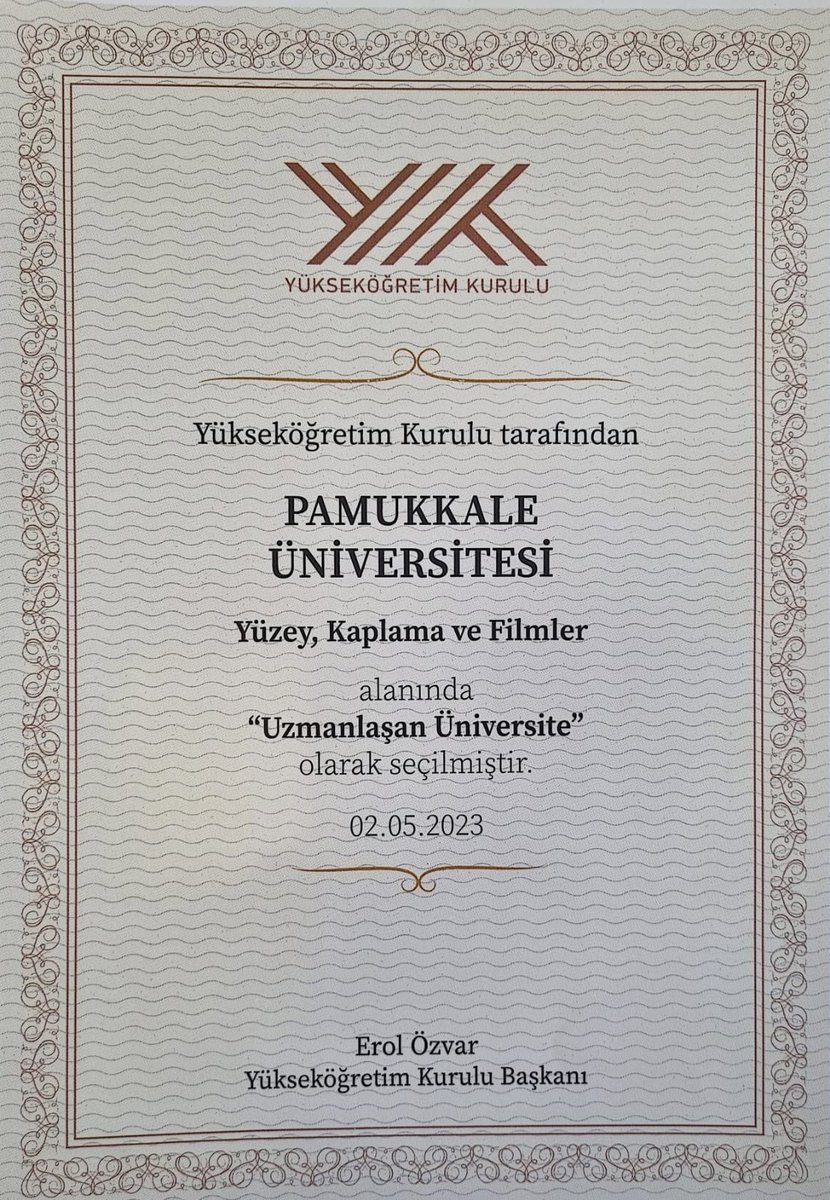 pauedutr's tweet photo. Üniversitemiz @YuksekogretimK’den “Öncelikli Alan Misyonu” aldı. 
“Yüzey, Kaplama ve Filmler” alanında projeye dahil olan #PAÜ, “Öncelikli Alan Misyonu” verilen 15 bilim alanındaki 25 üniversiteden biri oldu. @erolozvar https://t.co/s0F3n7sCEi