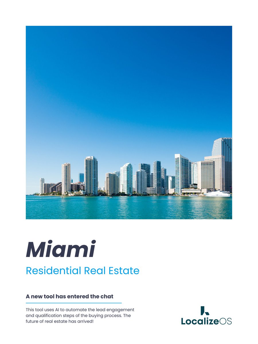 LocalizeOS's tweet image. Revolutionary real estate AI is now available in Miami. Sign up now at LocalizeOS.com #localizeos #localizeai #hunter #realestate #youamplified