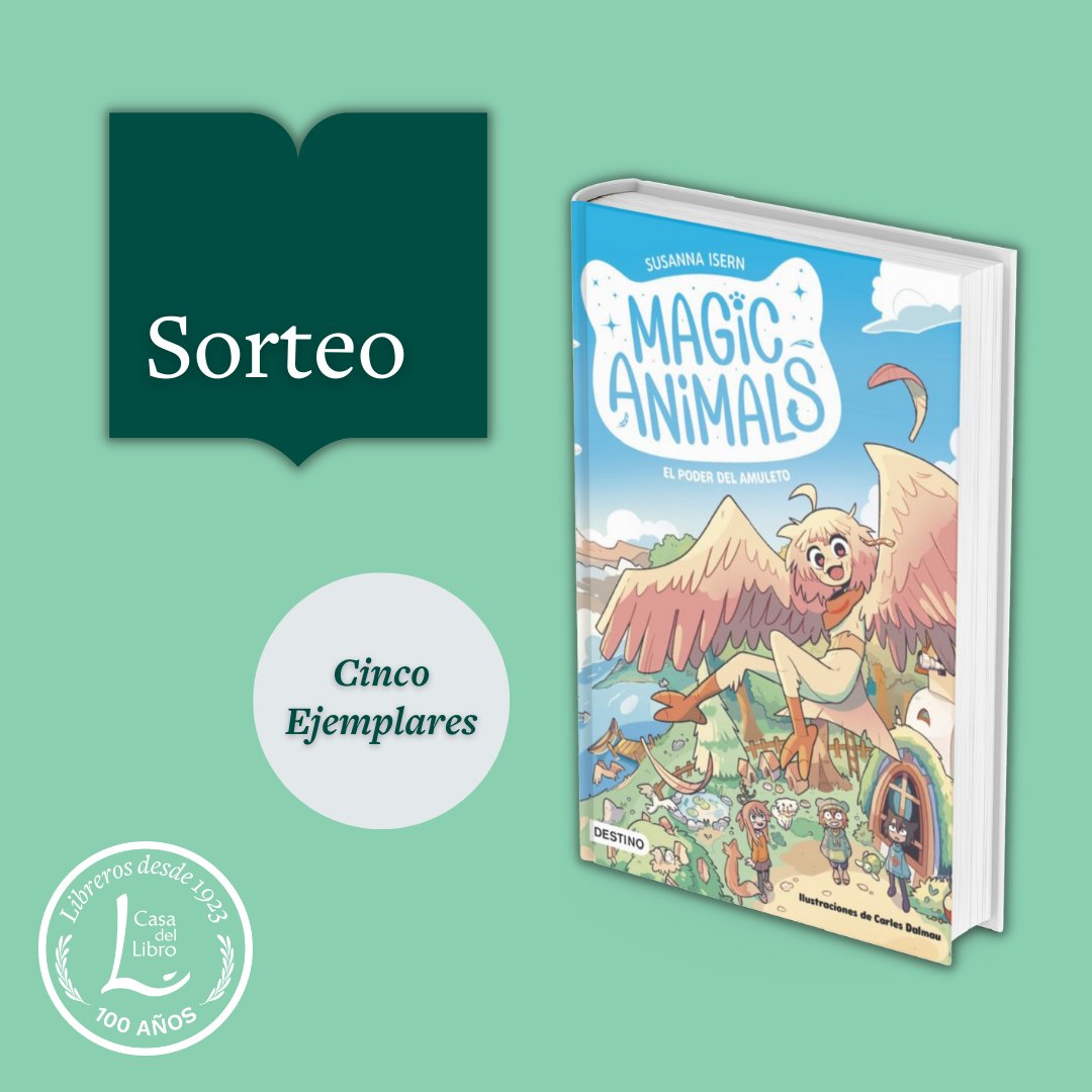 casadellibro's tweet image. ✨SORTEO✨
Sorteamos cinco ejemplares de #MagicAnimals (bit.ly/40Dcm3i).
¿Quieres uno?
¡Apúntate aquí! 👉 bit.ly/3oEIK8G
Tienes hasta el 15 de mayo para participar.

@EdDestino @Planetadelibros