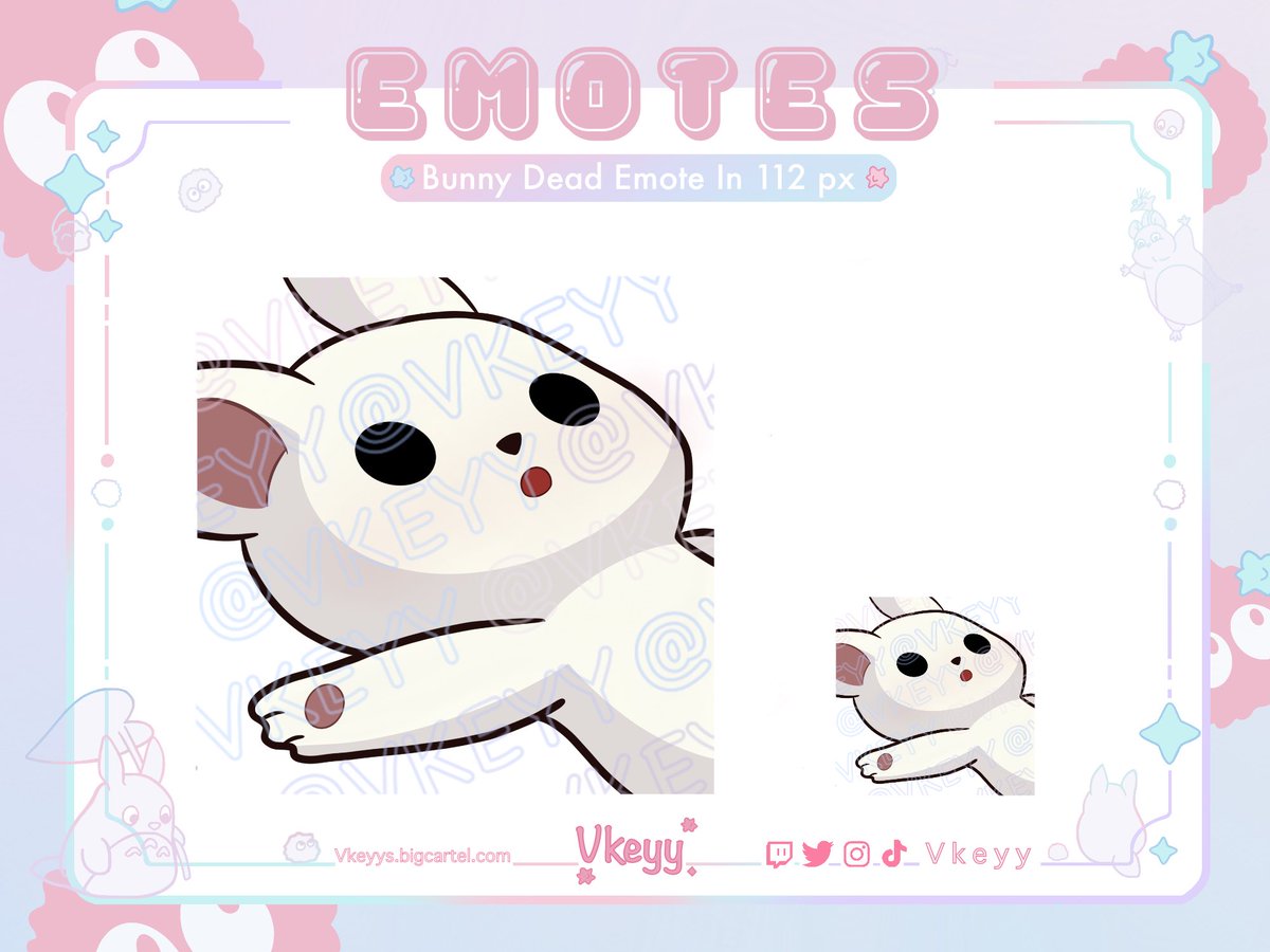 Vicitinii's tweet photo. Do you want a cute bunny emote?☺️
➡️ https://t.co/l4btjBpkq5
➡️ https://t.co/PXgQ6t5bYA
#twitchaffiliate #twitchemotes #emotes #emoteartist #emoteart #emotestwitch #emotecommissions #twitchde #art #drawings #artist #bunny #bunnyemote #emoteartist #emotecommissionsopen https://t.co/rjKztmwxz2