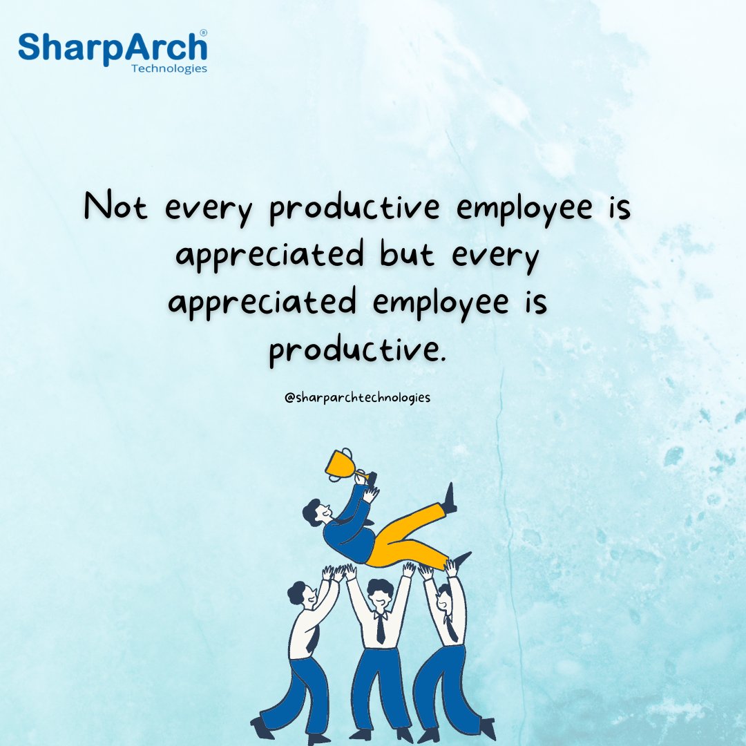 sharparchtech's tweet photo. Appreciation awakes creative mind! #sharparchtechnologies https://t.co/co9WMvaMKc