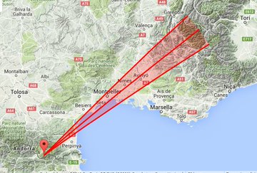 This is the current world record of distance landscape photography: the Alps as seen from of the Pyrenees 

[read more: ow.ly/gZpk50yYUpk]