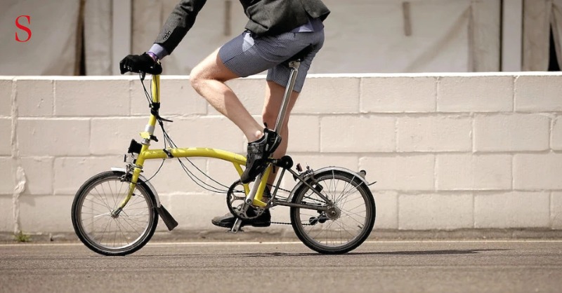 spectator's tweet photo. ‘The Brompton is an absurd invention. How they were able to build a bike that can fit into a train luggage compartment I don’t know.’ Read on, then try a month free  of unlimited online access.