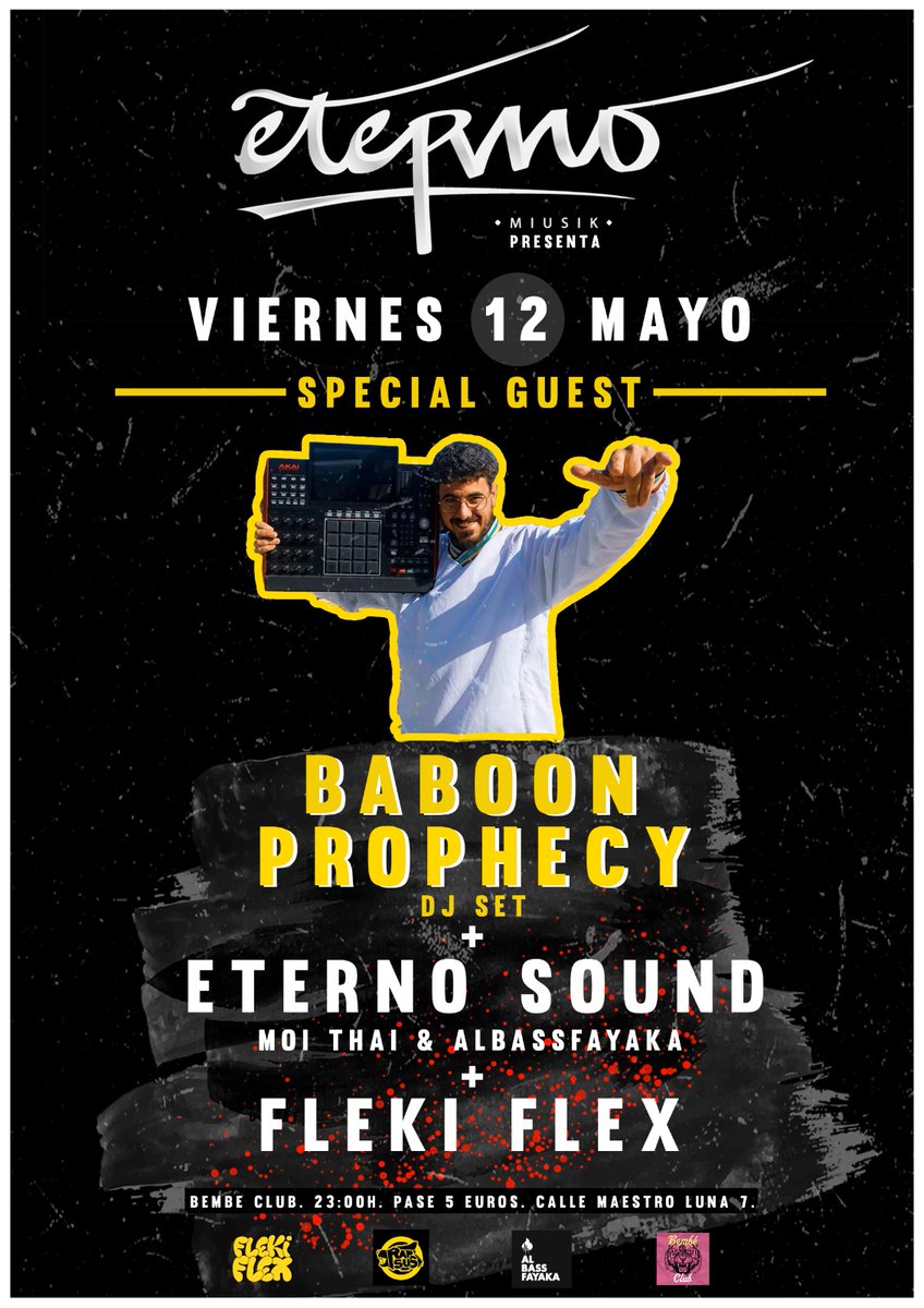 Apunta la fecha homie:
12 de mayo.
Bembe club.

<a href="/AL_BASSFAYAKA/">AL-Bassfayaka</a> 
<a href="/RAPSUSKLEI1/">RAPSUSKLEI</a>