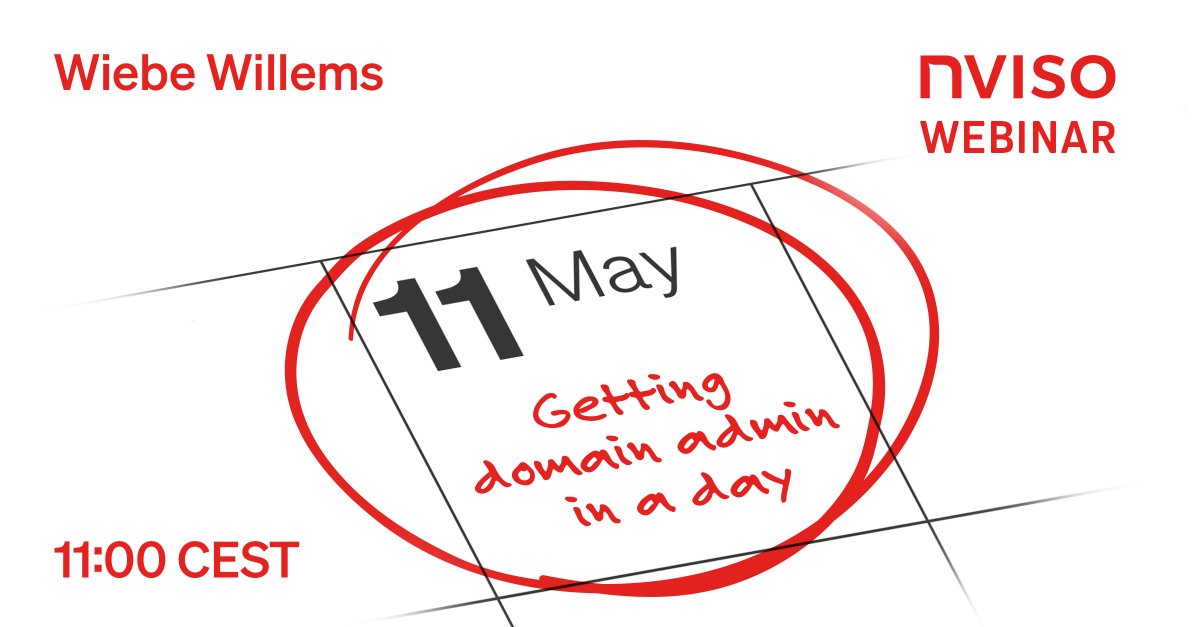 Join @wiebe_willems
#webinar for a demo of the most often used (and successful) #RedTeam techniques and find out how easy it really can be for attackers to obtain Domain Admin privileges in your environment. Detection &amp; prevention guidance included!

👉 events.teams.microsoft.com/event/a601fadd…