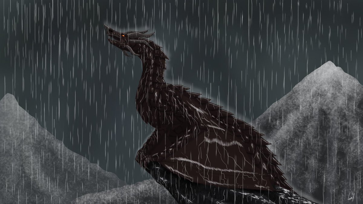 idkNetz's tweet photo. Lyfe got me feelin like dragon in the rain https://t.co/jzfSwbkV18