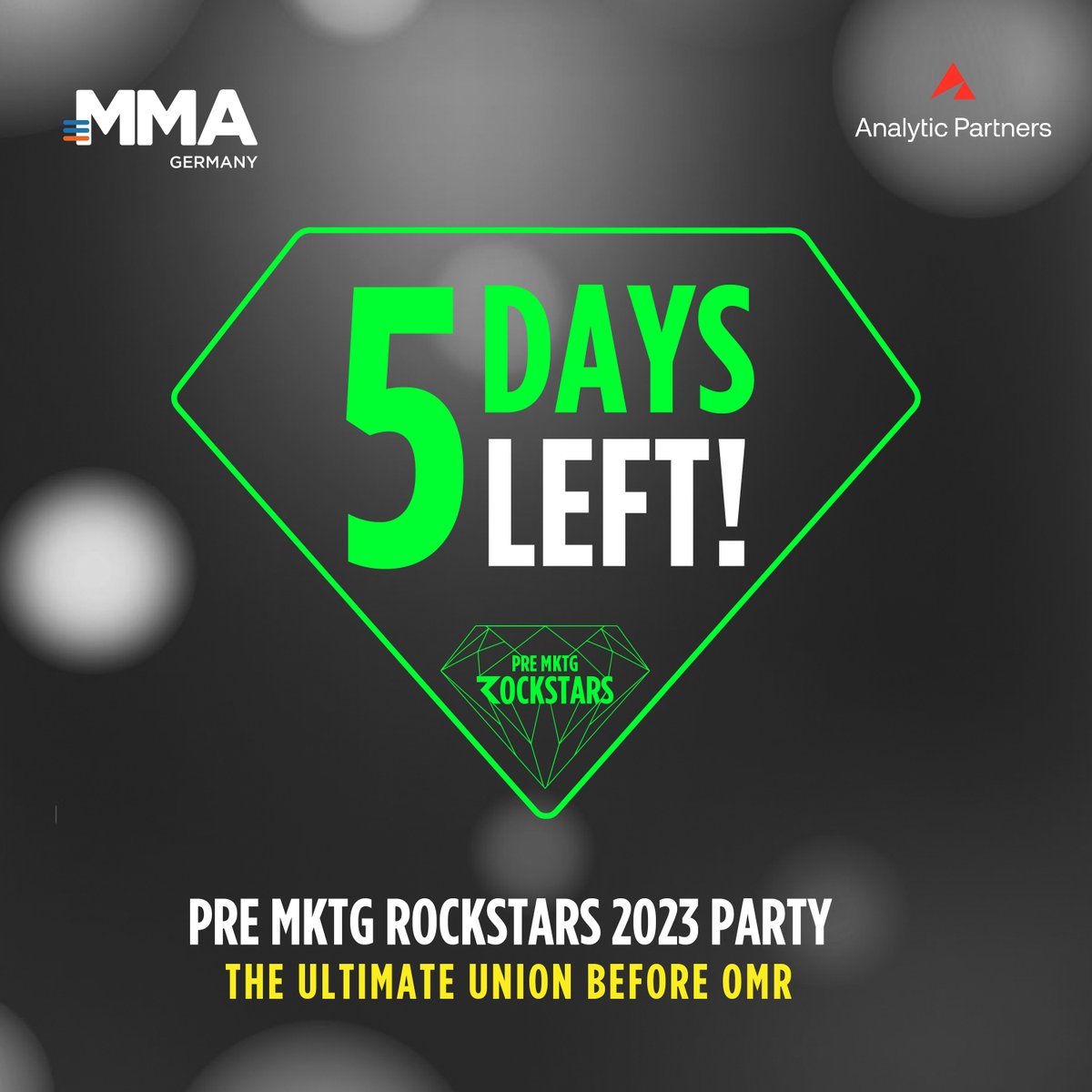🎉Only 5 days left until the party of the year in Hamburg! It's perfect opportunity to network, connect &amp; get ready for #omr23
Request your invite &amp; secure your spot with the marketing elite lnkd.in/dMK_uxpa
#empoweringmarketers #futureofmarketing #mmagermany #OMR23