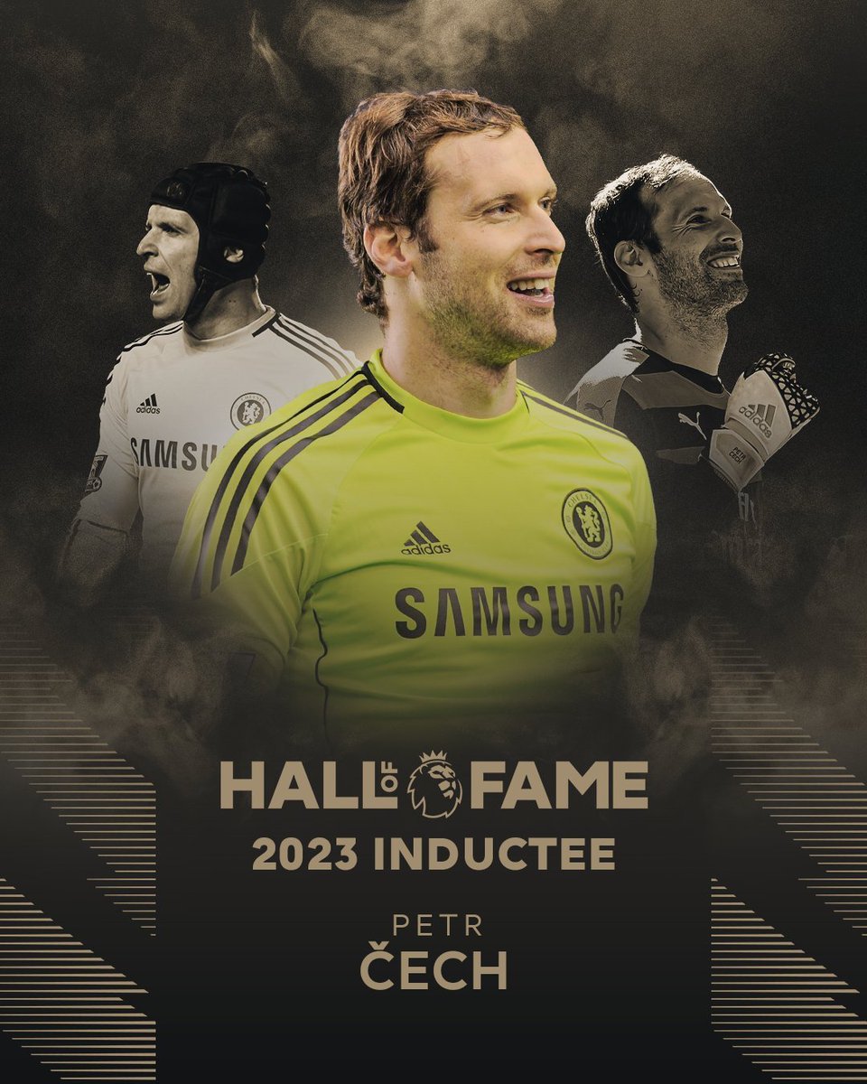 Petr Cech has been inducted into the Premier League Hall of Fame. 🇨🇿