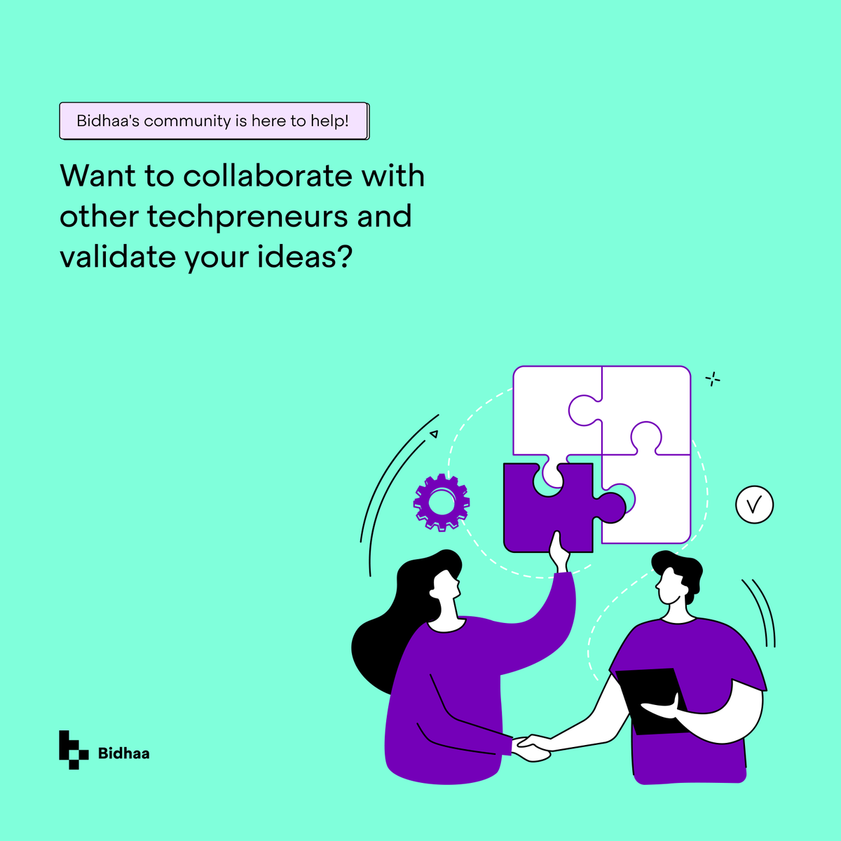 trybidhaa's tweet photo. Want to collaborate with other techpreneurs and validate your ideas? Bidhaa's community is here to help!
.
.
#ideas #innovation #bidhaa #community #collaboration https://t.co/g44DUFv2kK