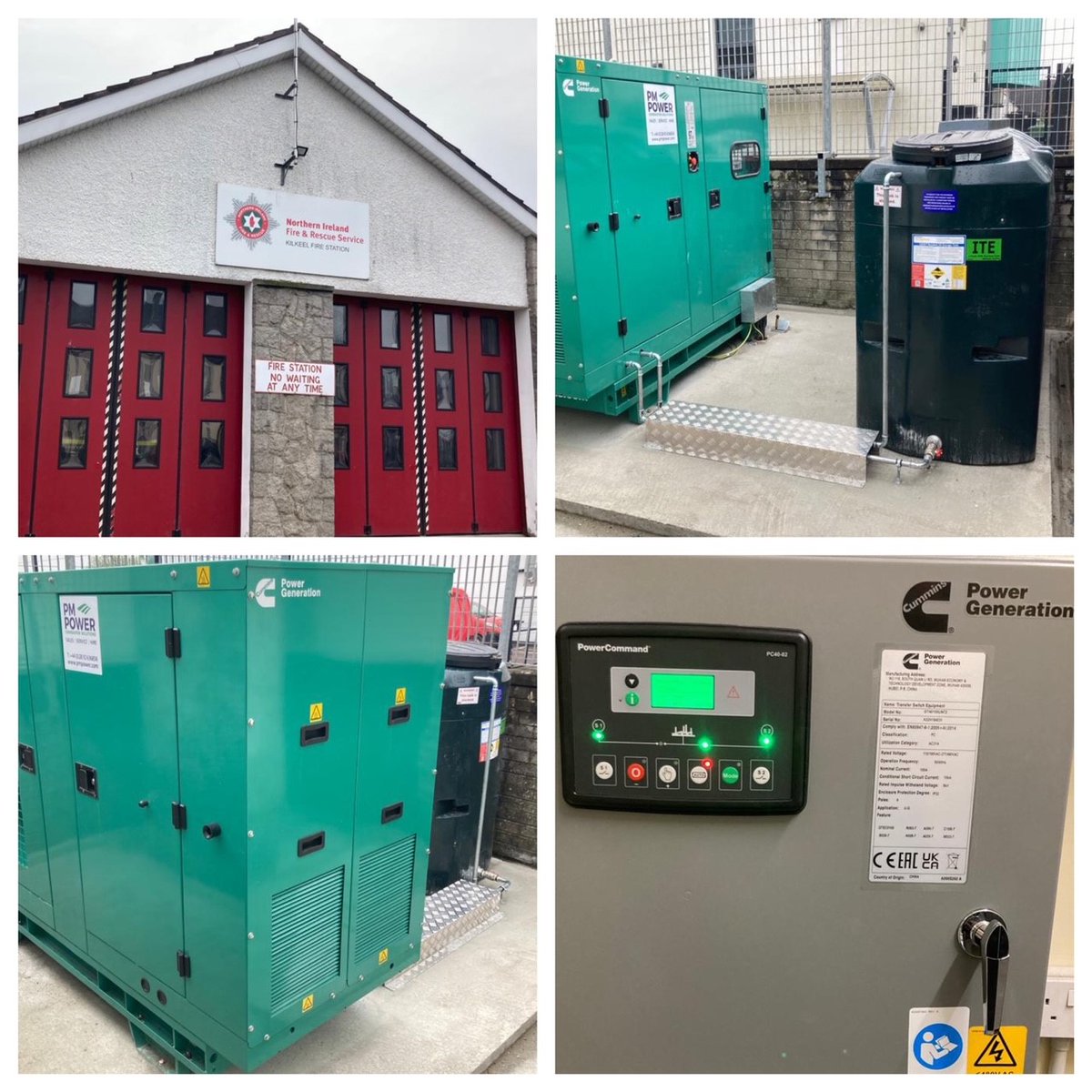 pm_power's tweet image. As part of our on-going FM contract to inspect, service and maintain the Northern Ireland Fire &amp;amp; Rescue Service’s generators. PM POWER delivered, offloaded, installed, and commissioned a new Cummins C60D5e generator, fuel tank and change-over panel at

pmpower.com/2023/05/kilkee…