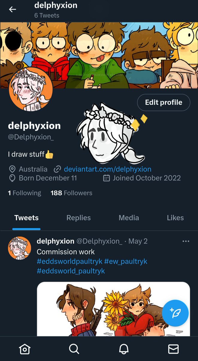 Delphyxion_'s tweet photo. Thanks for the 188 followers, a quick drawing so as not to leave the account without celebrating  

✨🎉 https://t.co/Xoup6VhQyd