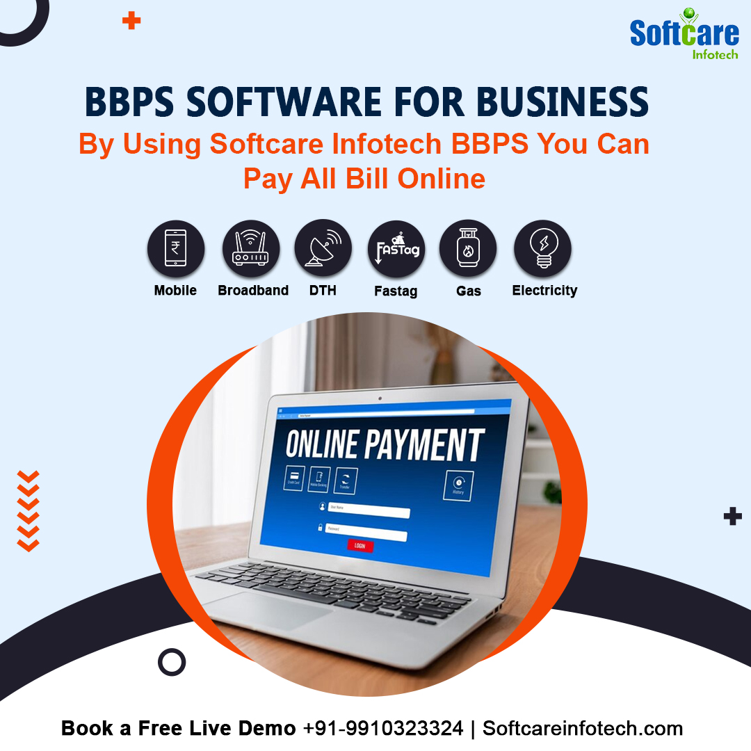 softcareinfotec's tweet image. By using Softcare Infotech b2b BBPS you can start your own online bill payment business and earn highest commission.
For a Free Demo Call -+91-9910323324
Book demo Now:-buff.ly/3i0LXMC
#bbps #bbpsbillpay #bbpsapi #billpayment #api #billpayapi #onlinebillpayment