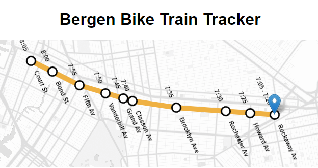 Good morning y'all! It's National Walk, Bike & Roll to School Day. Tracker is live & we're rolling!💫
bergenbikebus.glitch.me

#BergenBikeBus #BiciBus #StreetsforAll #NationalBiketoSchoolDay