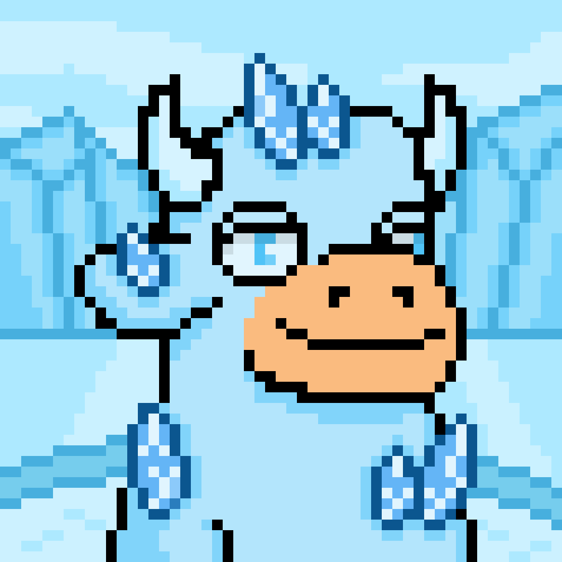 0xNeto's tweet photo. @drazakus_ @TyranzNFT @KaijuKingz Sky blue vibes @BabyBullsPC ❄️🐂 https://t.co/i1hXLpohJx