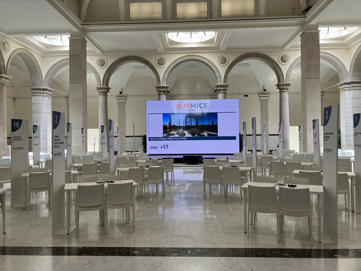gentile_gabri's tweet photo. Tutto pronto allo Spazio Vittoria #Roma per l’inizio del #Workshop #B2B #BuyMICE by #EdimanEventi @MeetingeCongr Vi aspettiamo! https://t.co/otglTbgtkh