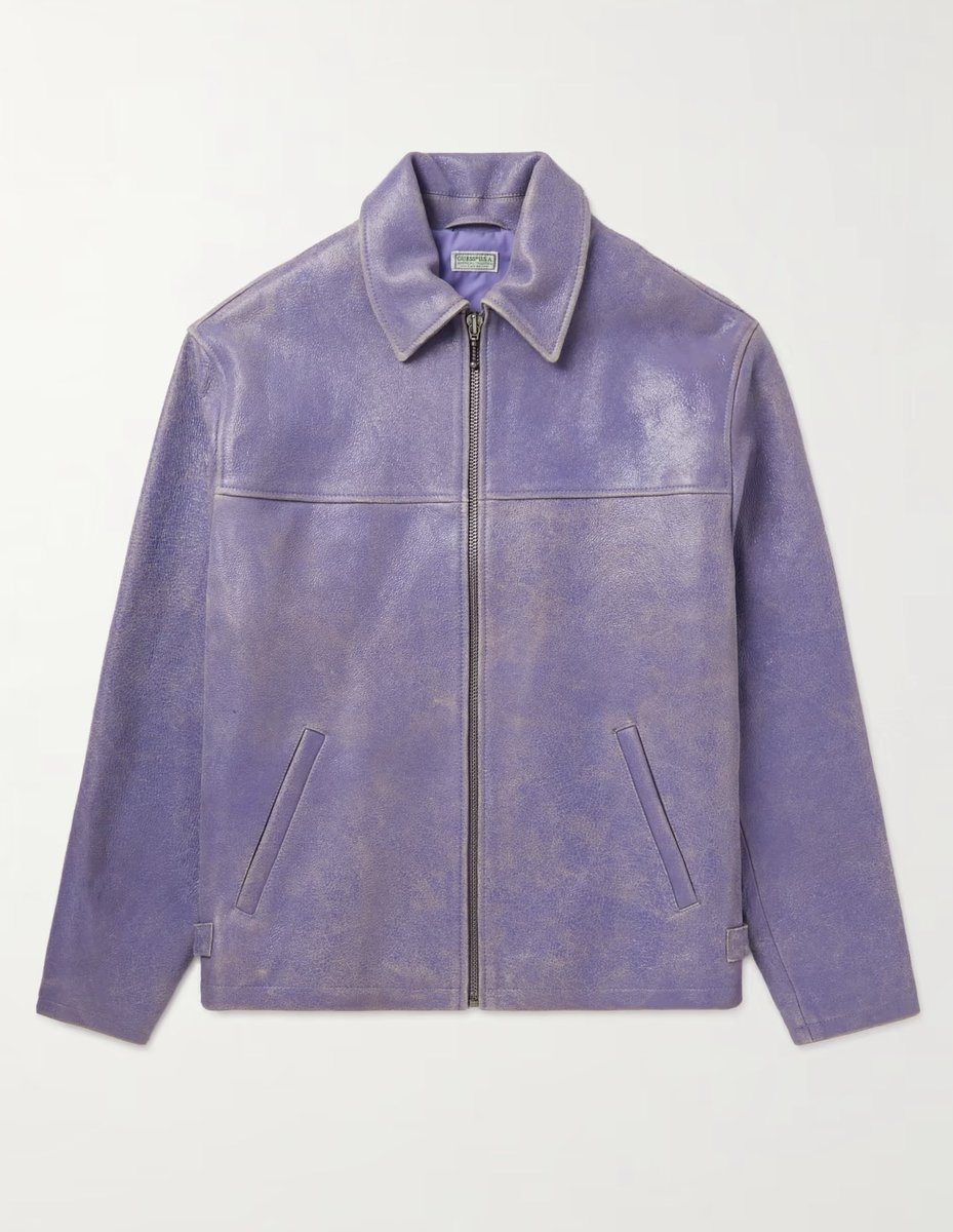 Cracked” Leather Jackets by GUESS USA (2023)