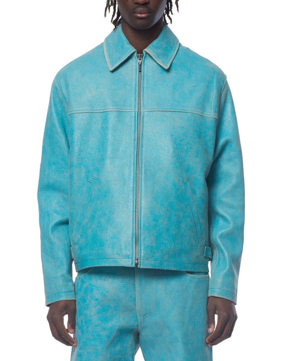 Cracked” Leather Jackets by GUESS USA (2023)