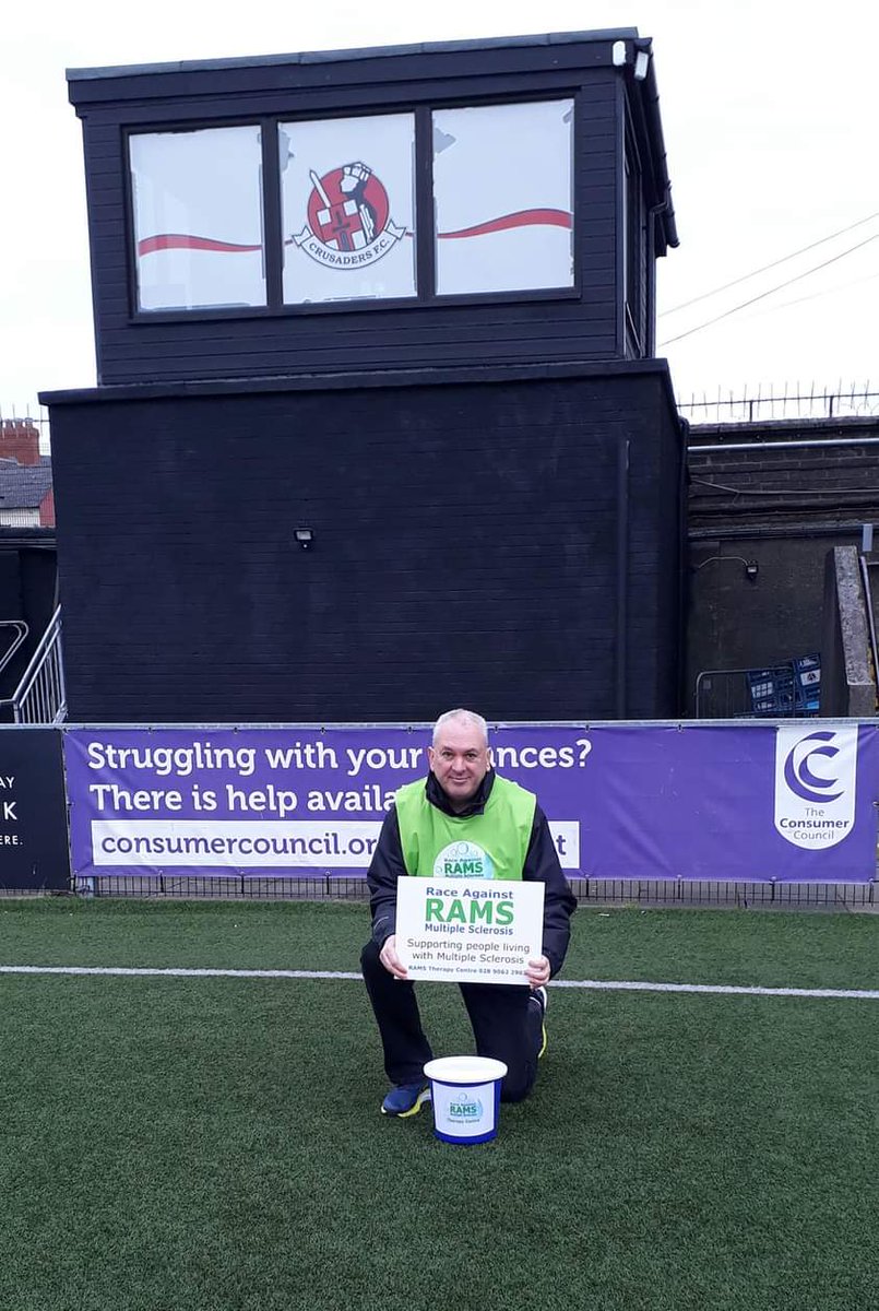RoadMultiple's tweet image. RAMS Therapy Centre . Thank you very much to Crusaders FC player Declan Carrell for his support on my Stadium Tour of Seaview to help provide Oxygen Therapies Treatment for people living with Multiple Sclerosis in Northern Ireland .