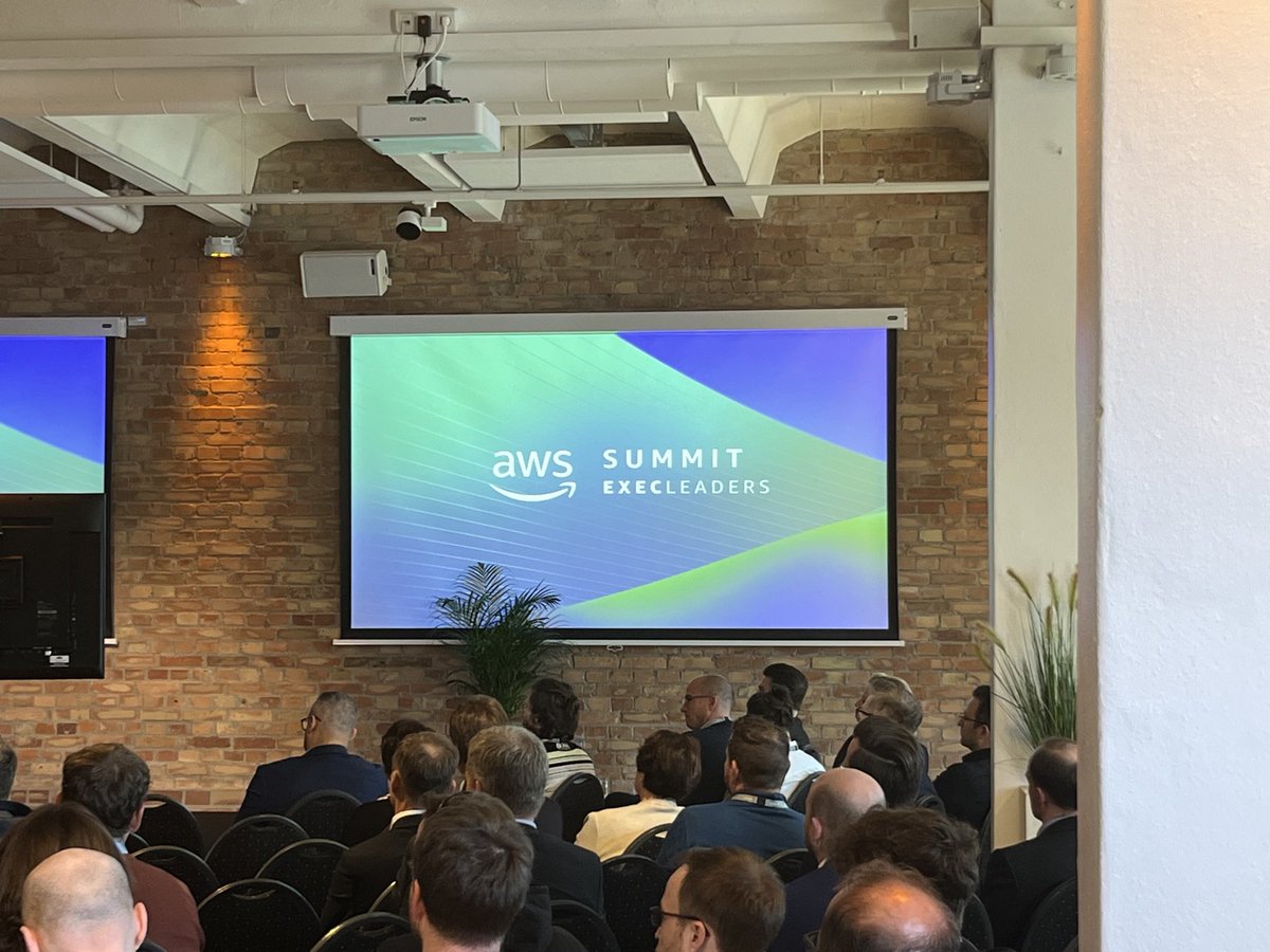 Looking forward to seeing how⁦⁩ ⁦<a href="/awscloud/">Amazon Web Services</a>⁩ and ⁦<a href="/Mambu_com/">Mambu</a>⁩ can modernize to #serverless and #containers #awssummit #berlin