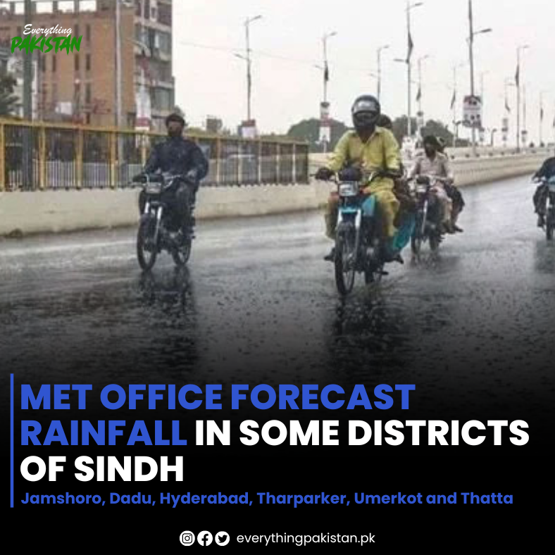 The weather department has forecast isolated rain-thunderstorms with occasional gusty winds in Sindh today. 

#news #Latest #Sindh #Jamshoro #Sujawal #TandoMuhammadKhan #TandoAllahyar #badin #Thatta #tharparkarsindh #rain #weather #weatherforecast #Pakistan #everythingpakistan