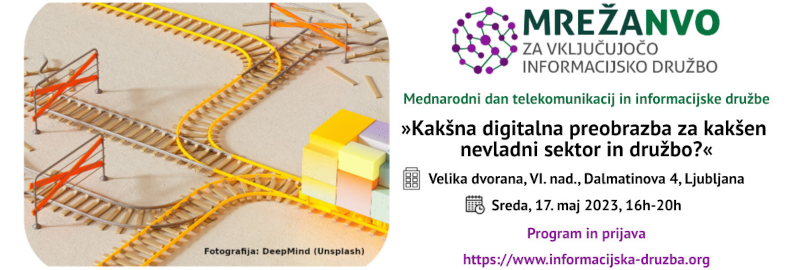 NVO_VID's tweet image. Katera so humanistična načela #digitalnapreobrazba družbe in kakšna je vloga nevladnih organizacij pri njihovem uresničevanju? Vabljeni na 9. dan #NVOVID, 17. maj 2023. Program in prijava informacijska-druzba.org/2023/05/03/vab….  #digitalizacija #infodružba #nevladneorg #DigitalnaSlovenija