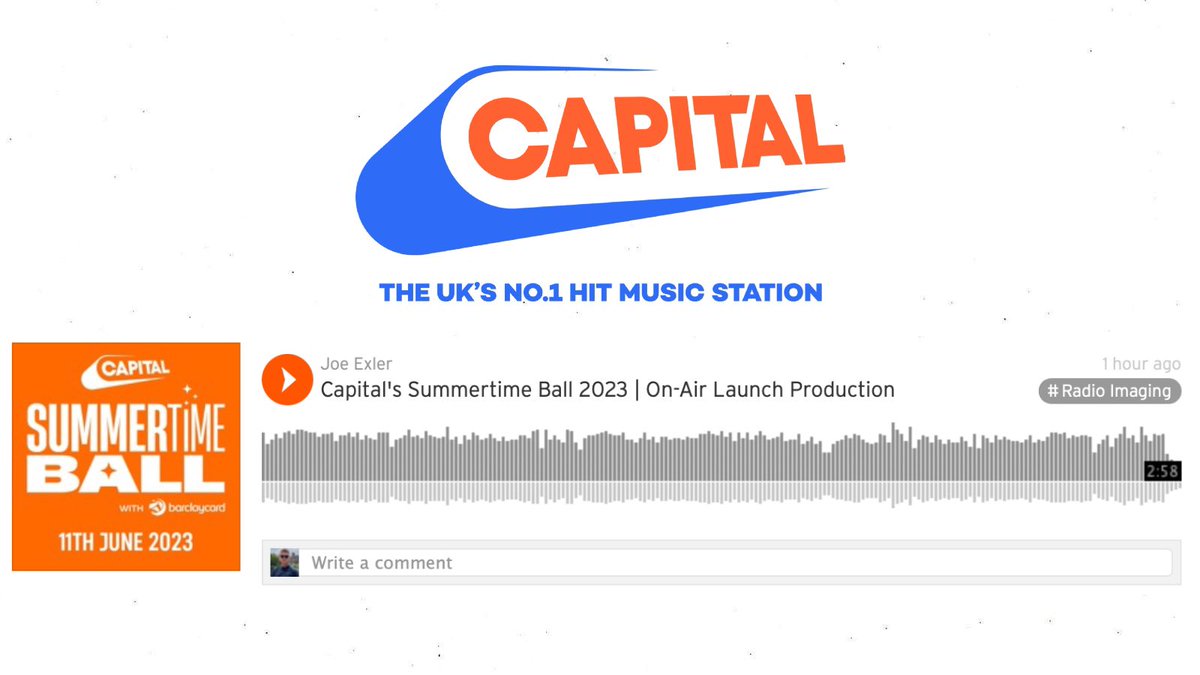 It’s been a fun past week working on the on-air launch of <a href="/CapitalOfficial/">Capital</a> Summertime Ball with Barclaycard 2023. Here’s how some of it sounded! ☀️📻 #CapitalSTB ⬇️ 

on.soundcloud.com/u9FbAtSuZ8QxeQ…