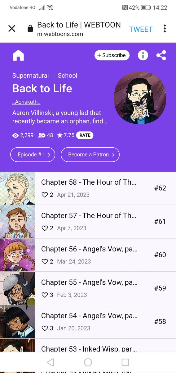 Can we reach 50 subs before posting chapter 59 this Friday? 🥺💜 It would so awesome. ✨
#WebtoonCanvas #webtoonseries #webtoons #webcomic #smallartist #originalcharacters #ocart #ocartist #comic #webtoonhiddengems #80s #80sfashion #fyp #fy #webcomicseries #ArtistOnTwitter