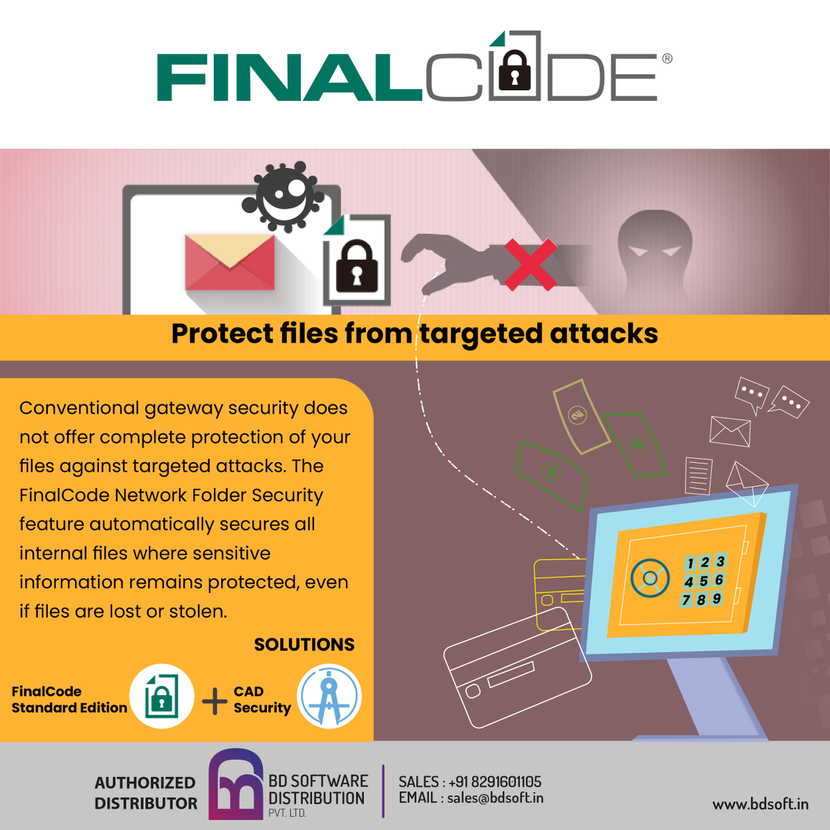 bdsoft_in's tweet image. FinalCode - Protect files from targeted attacks!
#fileprotection #FileEncryption #remotefiledelete
#filetracking