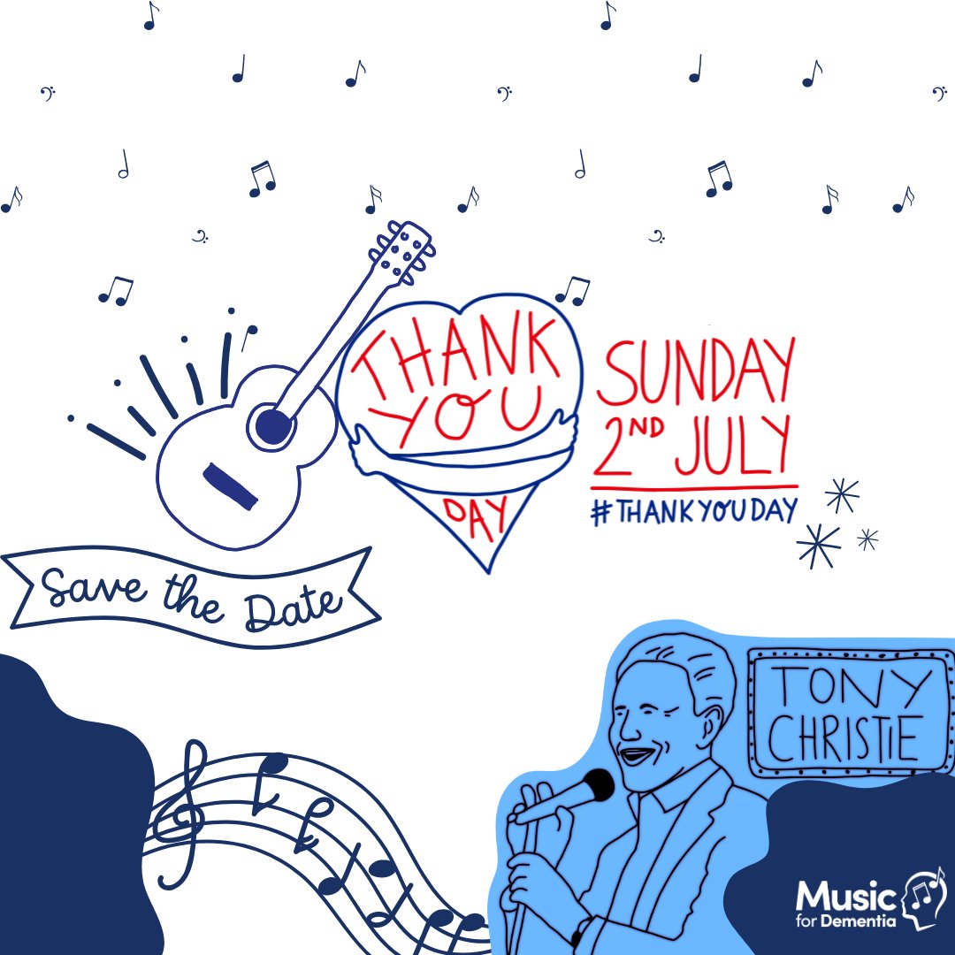 We're like..really excited. We're being supported by & working with @MusicforDemUK on an all singing extravaganza as part of #ThankYouDay.

Watch this space for EXCITING announcements SOON about this & return of award winning #InOtherWords 👀🥳
#music #dementia #theatre #singing