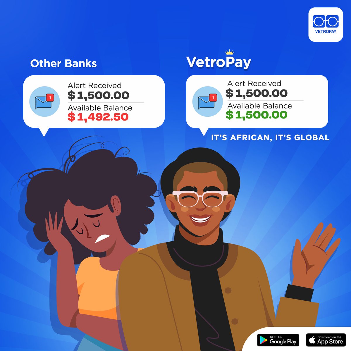 No hidden charges. Zero deductions on deposit, Just pure seamless transactions! Go VETRO

#fintech #payment #ecommerce