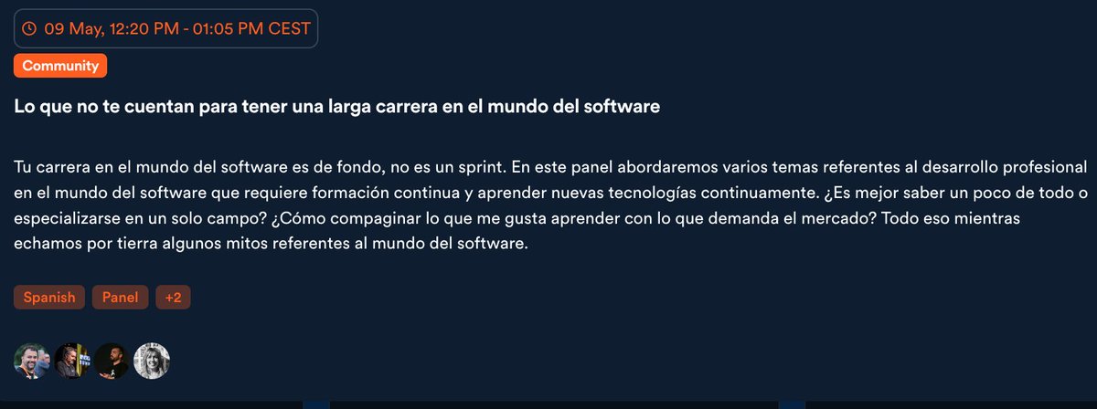 DevRelPuzzle's tweet image. Participaré en este panel de #codemotion junto a @quierodata y @dgomezg el 9 de Mayo a las 12:20. Tenemos varios temas sobre la mesa para romper el hielo, pero nos encantaría escuchar también sugerencias o dudas que se os planteen. ¿Qué os gustaría que se tratase?