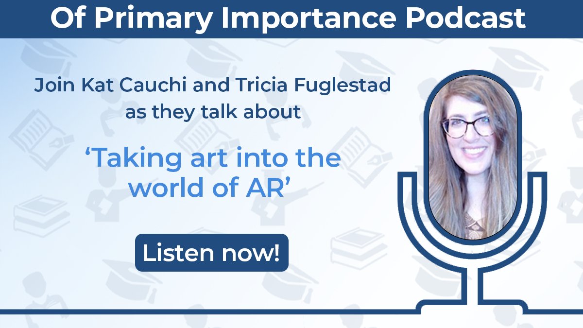 NetSupport_Ca's tweet image. It’s time for another episode of the Of Primary Importance podcast! This time, we’re joined by @TriciaFuglestad as she discusses taking art into the world of AR. Catch the full episode here mvnt.us/m1403286

#AR #OPIP #Transdigital