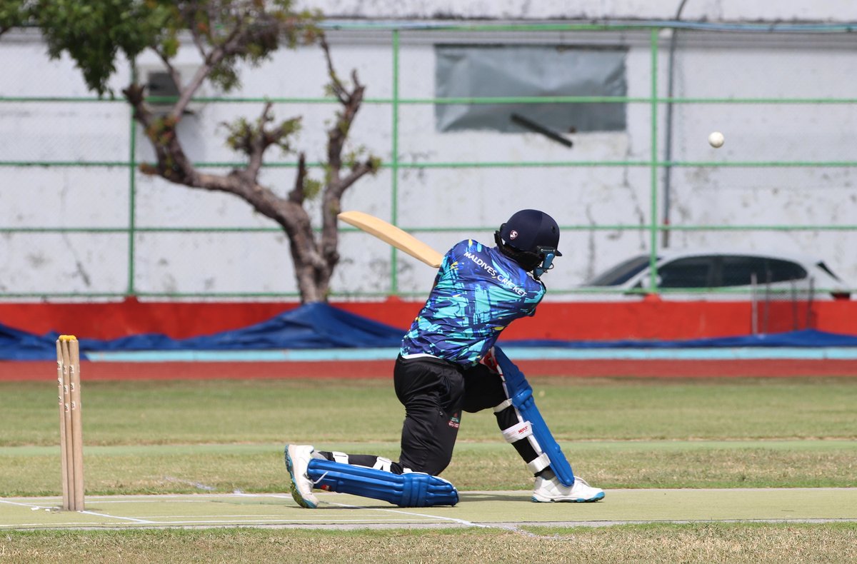 A red letter day for cricket.  1st time a youth men's team from the atolls is playing a national tournament in Male'.
🙏 past &amp; present management &amp; coaches for their role in getting us here. <a href="/ahdidi1969/">ahmed hassan didi</a> <a href="/afoo_kiyavaa/">Aflah - Kiyavaa 🇲🇻🇵🇸</a> <a href="/Afzal_14/">Afzal JALEEL</a> <a href="/ahdhussain/">dhona</a>  <a href="/Liammaldives/">Liam</a> <a href="/HMutheeu/">Hassan Mutheeu</a> <a href="/AhmedMahloof/">Ahmed Mahloof</a>