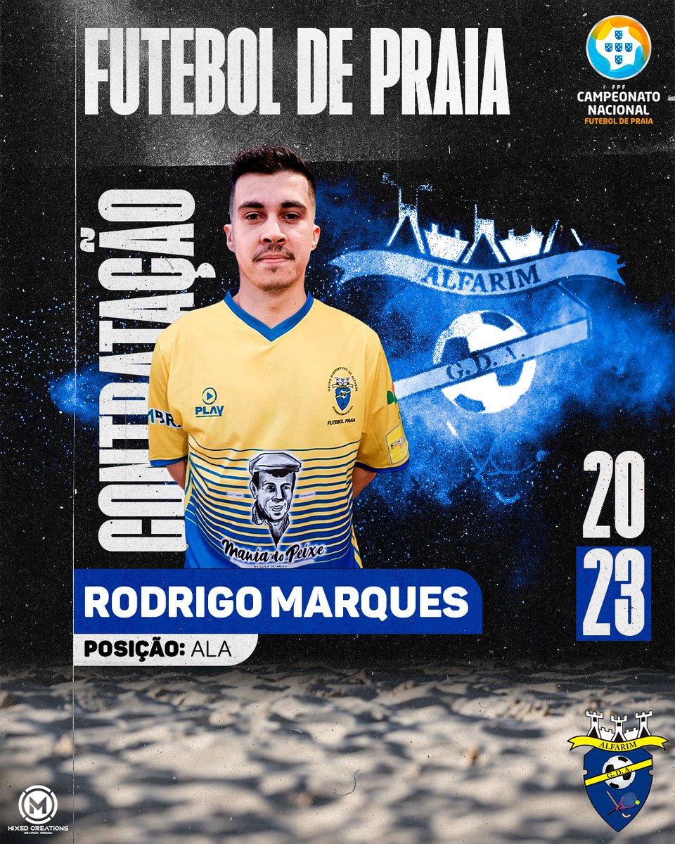 gdalfarim's tweet photo. 𝗙𝗨𝗧𝗘𝗕𝗢𝗟 𝗣𝗥𝗔𝗜𝗔

🖊 𝗥𝗼𝗱𝗿𝗶𝗴𝗼 𝗠𝗮𝗿𝗾𝘂𝗲𝘀 é reforço do GD Alfarim.
Bem-vindo, 𝗥𝗼𝗱𝗿𝗶𝗴𝗼 𝗠𝗮𝗿𝗾𝘂𝗲𝘀 desejamos-te os maiores sucessos.

#alfarim #meco #sesimbra #territorioarrabida #yessesimbra https://t.co/xKmJ5y6eAH