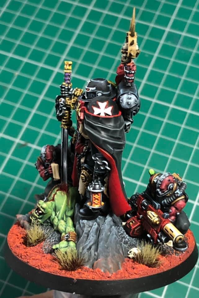 theeternalcrus1's tweet photo. #highMarshallhelbrecht in black? Yes please!
Our #ChapterMaster by Todd Thomas Charlton
#blacktemplars #40k #modelpainting #blacktemplars_40k #warhammer #spacemarine #gamesworkshop #eternalcrusader #primaris #gw #paintingwarhammer #highmarshall #helbrecht #warhammerCommunity https://t.co/YJNDFv66RD