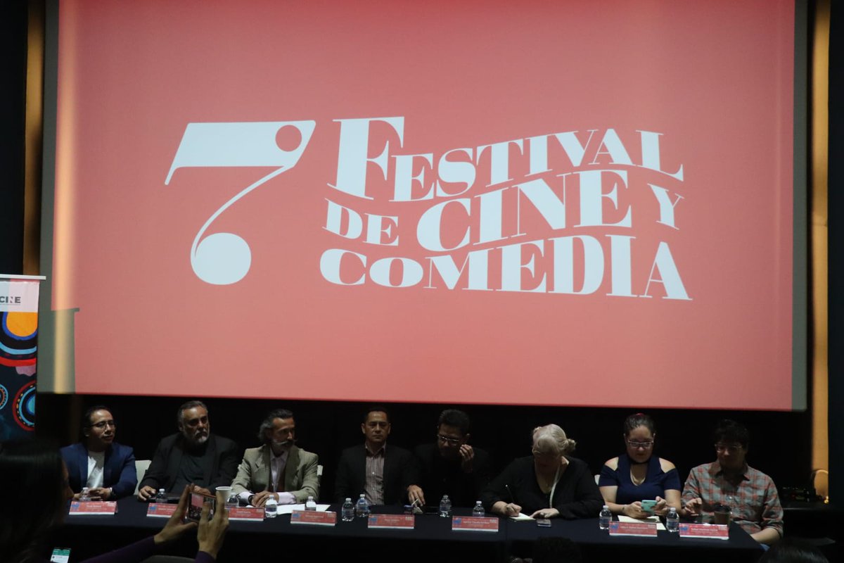 ¡Del 17 al 21 de mayo se viene el séptimo año de carcajadas, del Festival Internacional de Cine y Comedia <a href="/24RisasXSeg/">Fest. Int. Cine y Comedia, 24 Risas por Segundo</a>! 😂

Y estamos en la sala de cine Marco Julio Linares del #Imcine para que nos cuenten de que tratará. 🥳