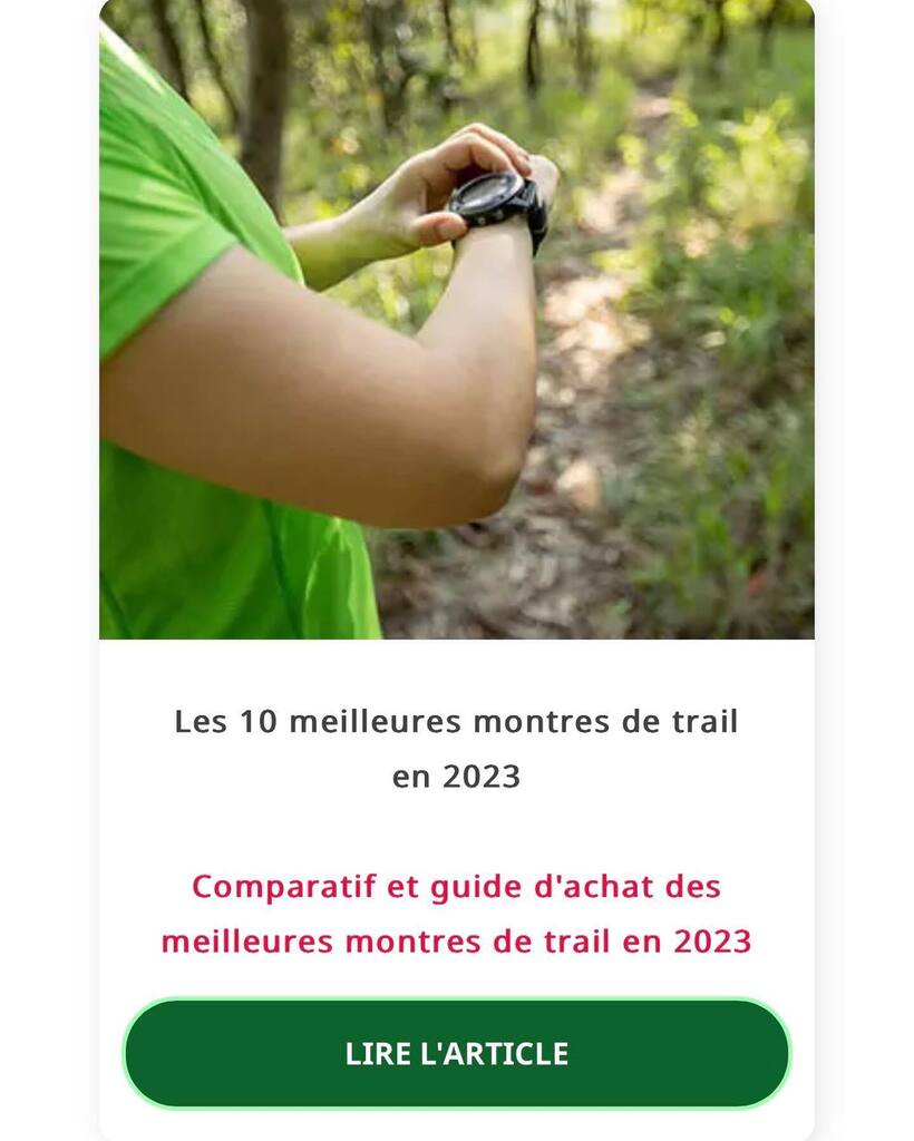 🆕 nous vous proposons de découvrir notre nouvelle rubrique « actualités » sur le site runagora. 
.
Retrouvez notamment notre comparatif sur les 10 meilleurs montres Trail 2023
.
Partagez plus pour mieux courir !
A très bientôt !
.
#runagora #instarun… instagr.am/p/CryWd6WN16q/