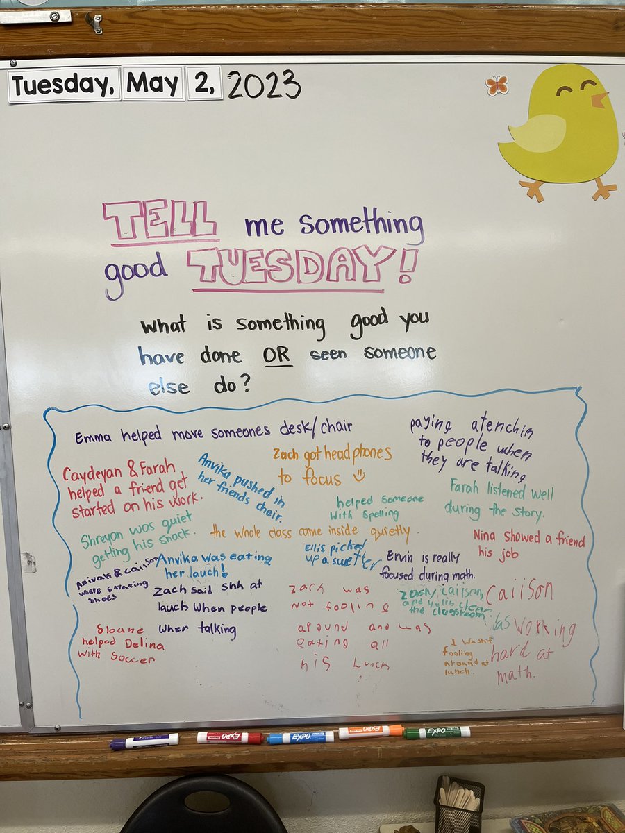 Tell me something GOOD Tuesday! We caught lots of kids doing lots of good! <a href="/yyCBEdu/">Calgary Board of Education</a> <a href="/BelParkCBE/">Bel-Park School CBE</a>
