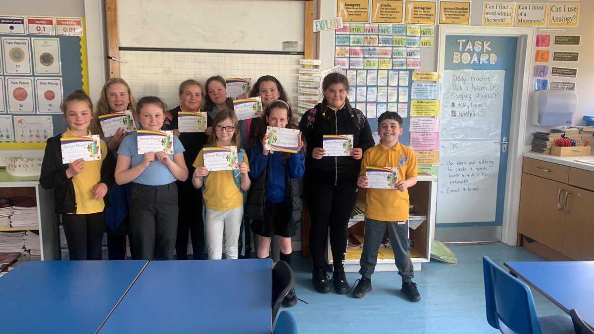 Well done to these superstars for handing in their personal talks today 🥳. Very proud of your hard work and commitment to the task. #responsiblecitizens #successfullearners 💙💛