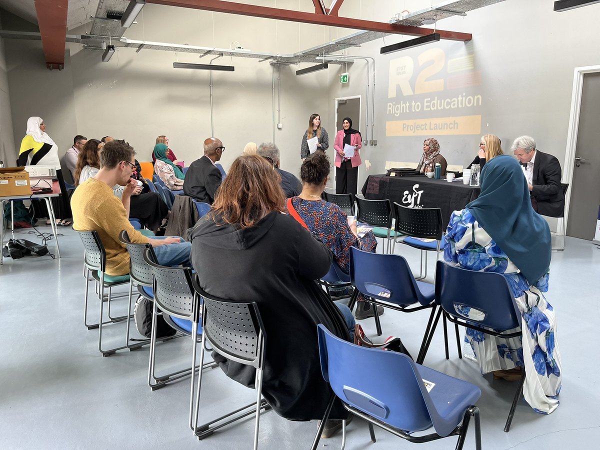 Our Right to Education Project (R2E) Event Launch underway at the @Grange_Pavilion Such an important project to support YP’s rights in education so that they are protected. This project is aimed at ethnic minority YP to improve access to that right! ✊🏿 #RightToEducation #R2E